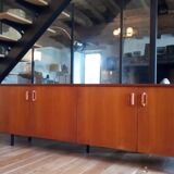 Scandinavian teck veneer sideboard