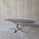 Glass coffee table
