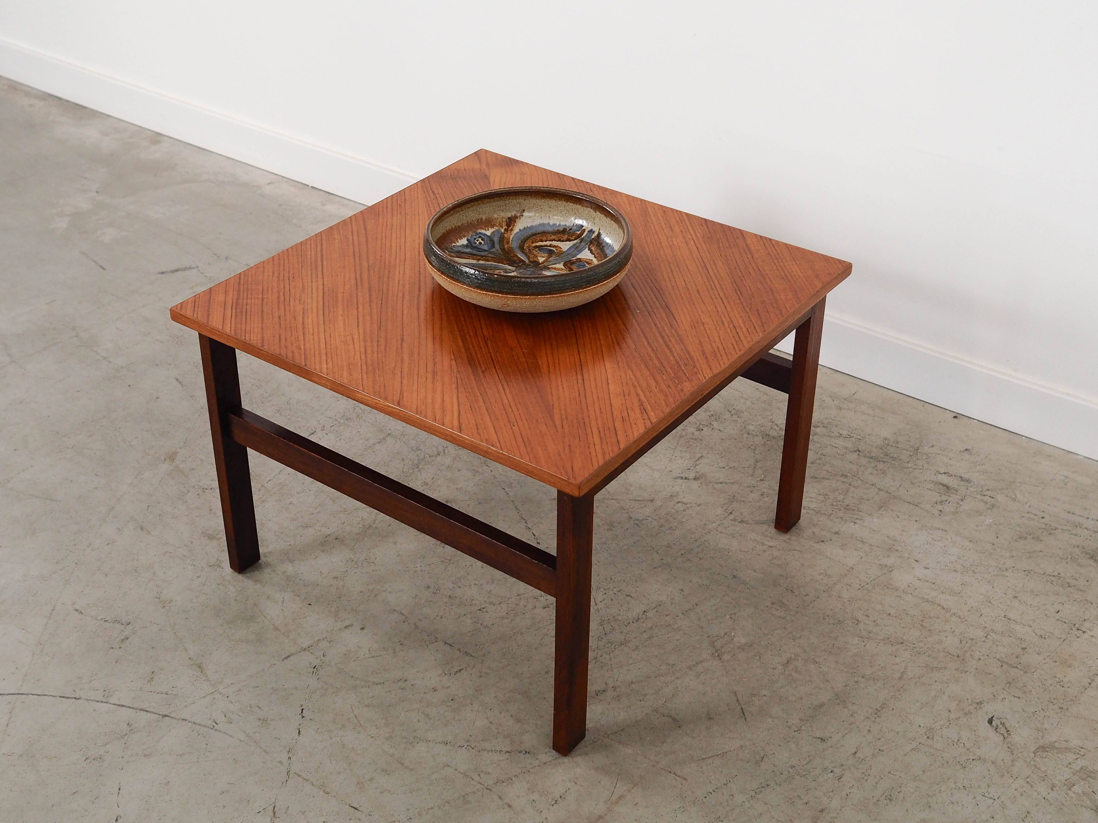Mahogany coffee table, Danish design, 1970s, made in Denmark