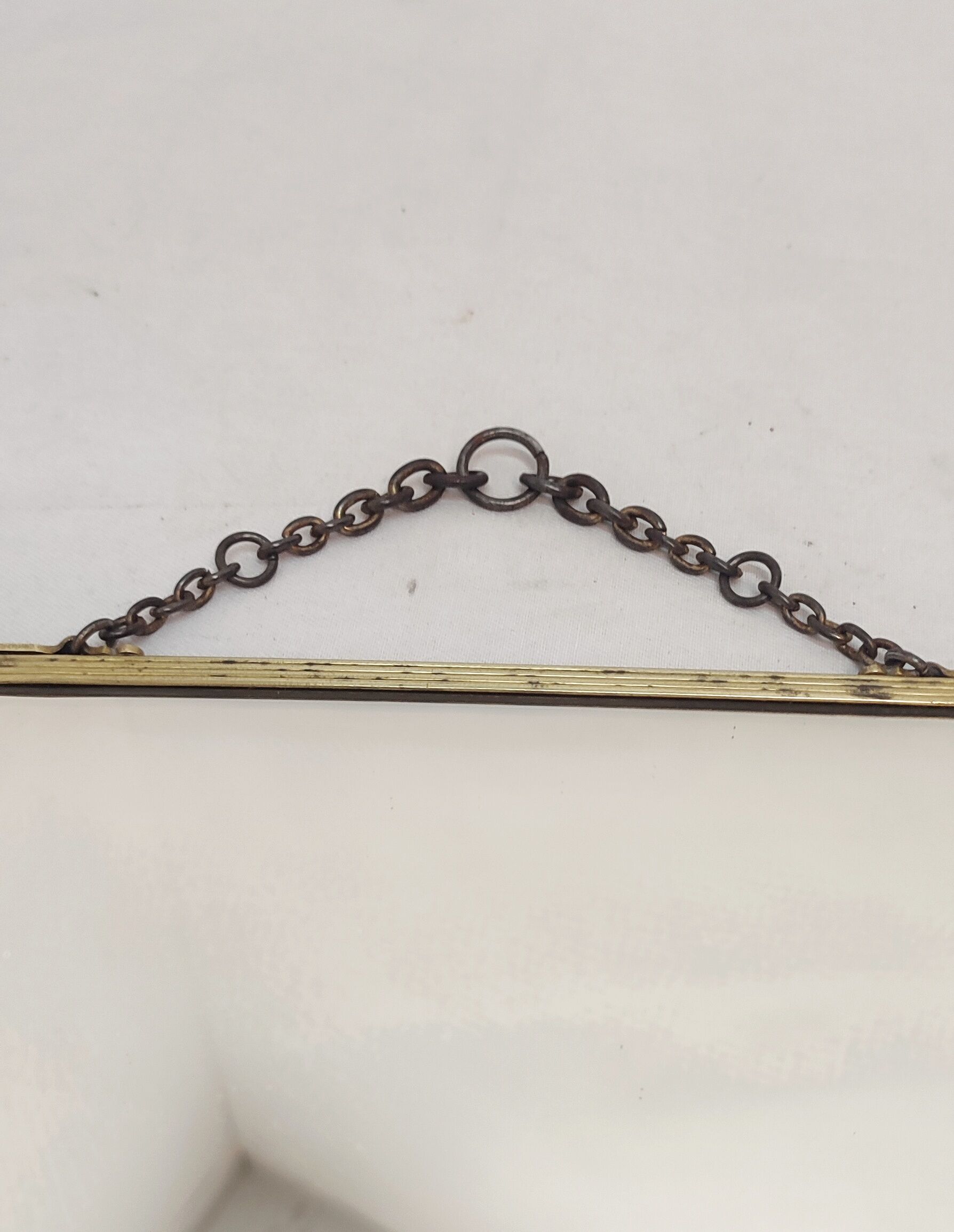 Folding mirror triptych. France 1920s 68x30cm