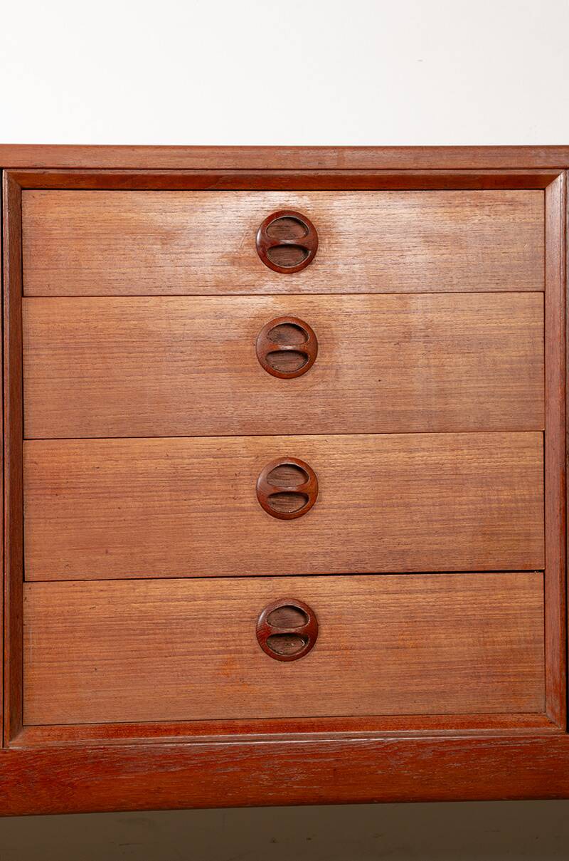 Danish teak sideboard model, Harry Østergaard, Randers Mobelfabrik 1960