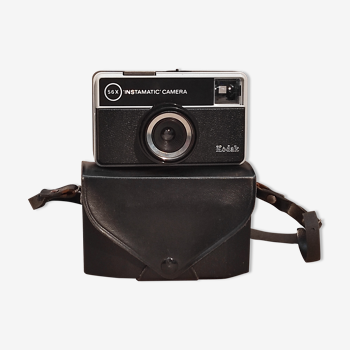 Appareil photo argentique vintage Kodak Instamatic'Camera 56X avec son étui années 70