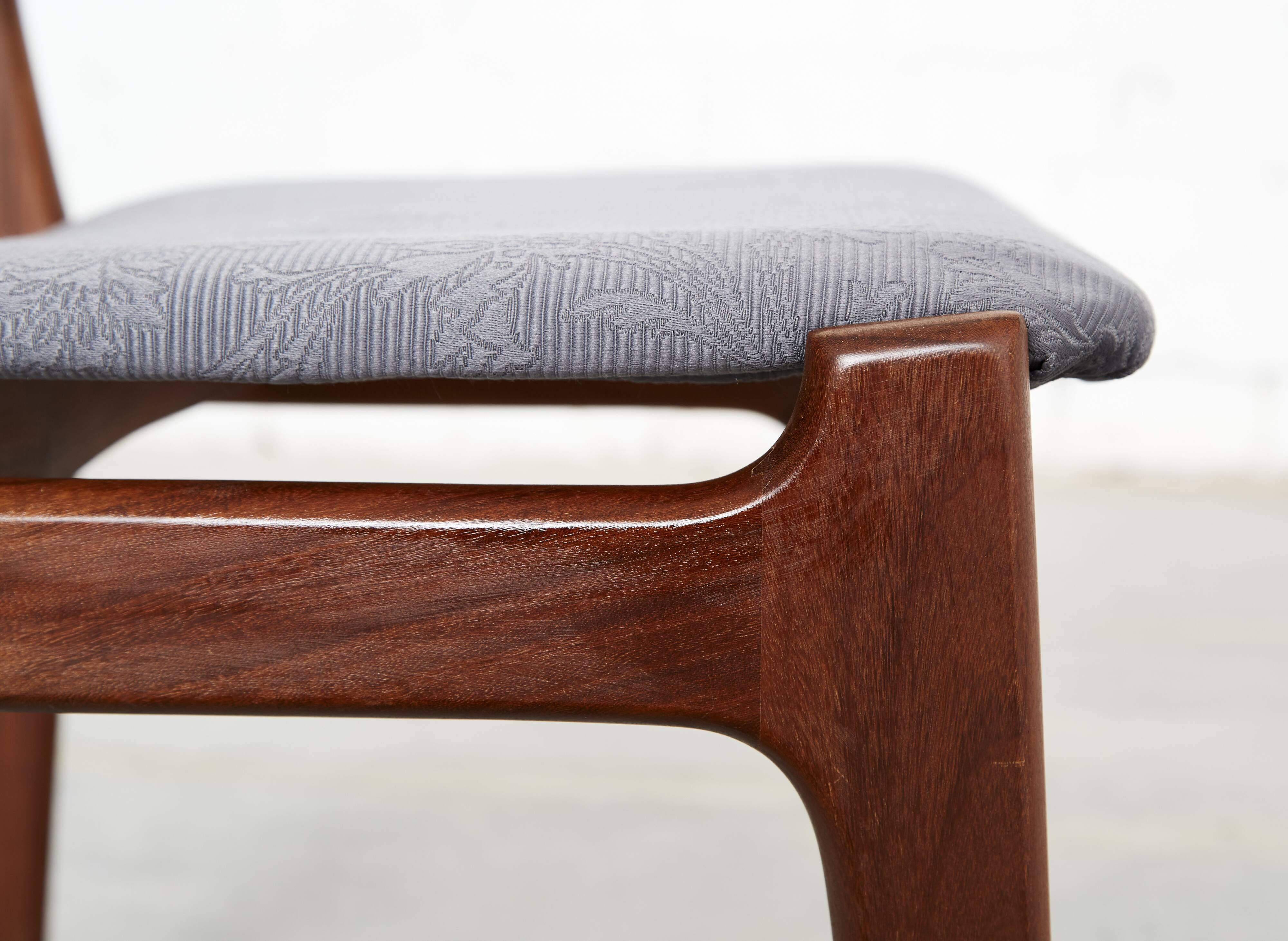 Set of 6 Teak Dining chairs by Erik Buch for  Anderstrup Møbelfabrik