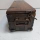 Vintage wooden military chest