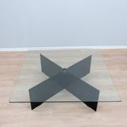 Grande table basse des années 80, design personnalisé par Helg & Albini Studio