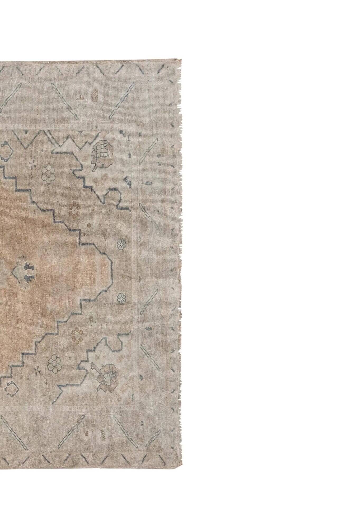 Vintage Turkish Oushak rug 180x262 cm