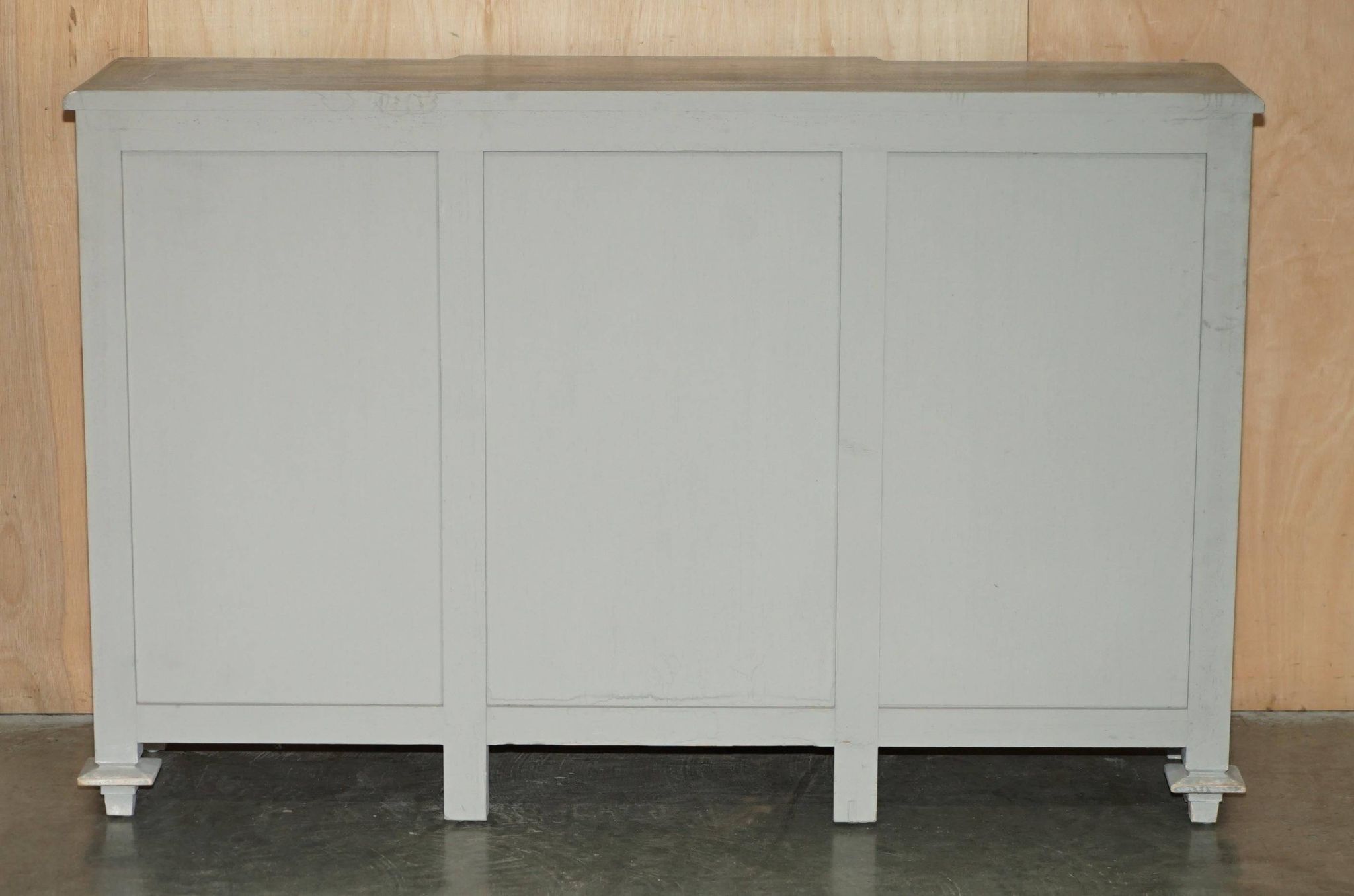 Vintage sideboard with wrought iron doors