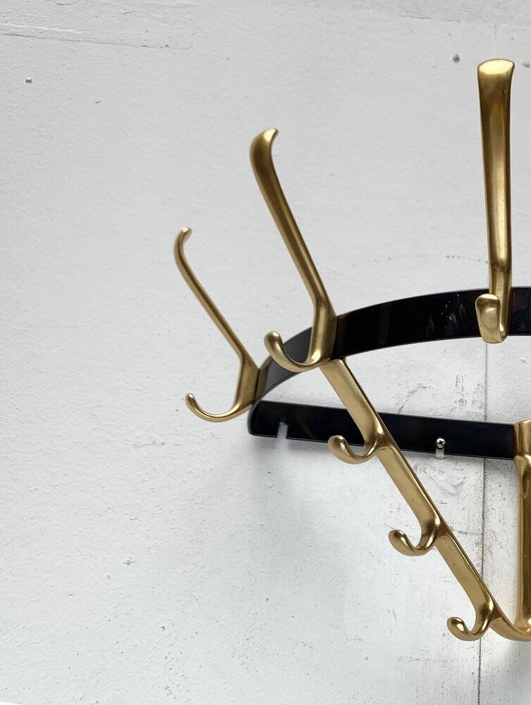 Mid-century metal corner coat rack, 1960s