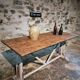 Antique French bistro/work table, circa 1920