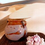 Old cauldron in pottery