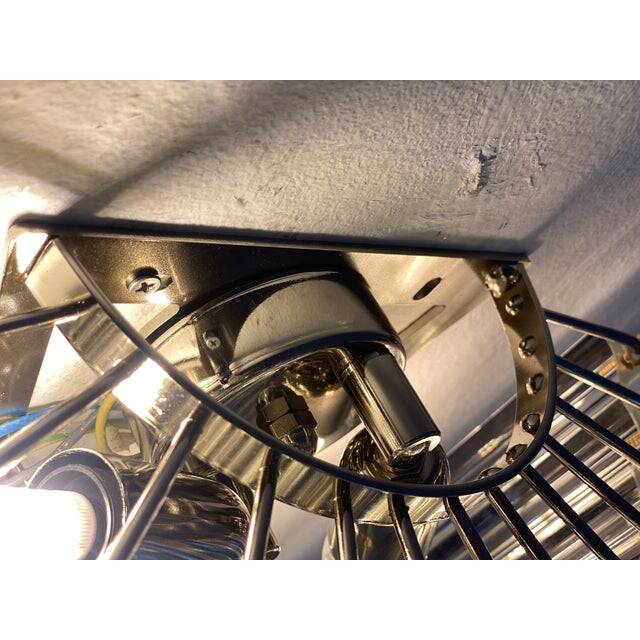 Set of Two Venetian "Quadriedro" Twist Murano Glass Wall Sconces