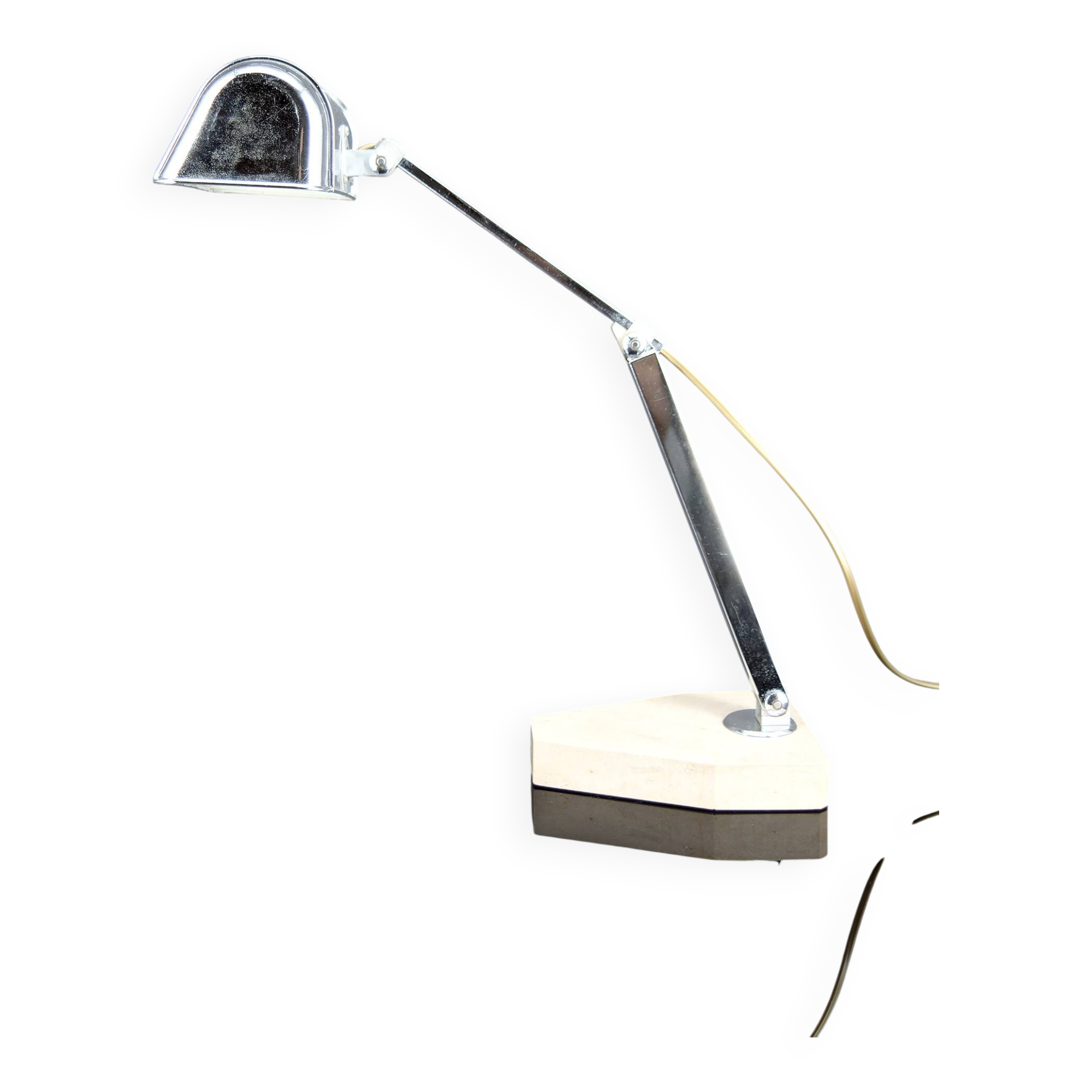 Important Art Deco Modernist Table Lamp, France, c. 1930