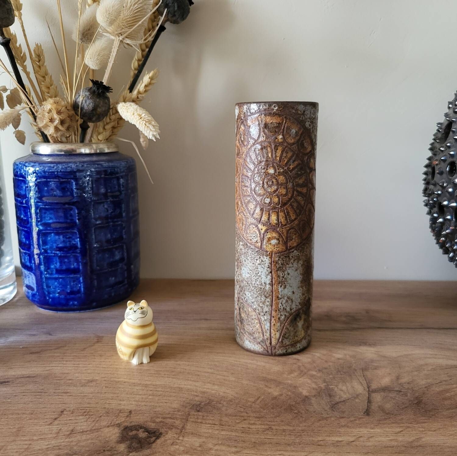 Ceramic vase Alexandre Kostanda Vallauris Mid 20th century / Decor Flo