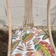 4 vintage wooden chairs sanded and reupholstered.