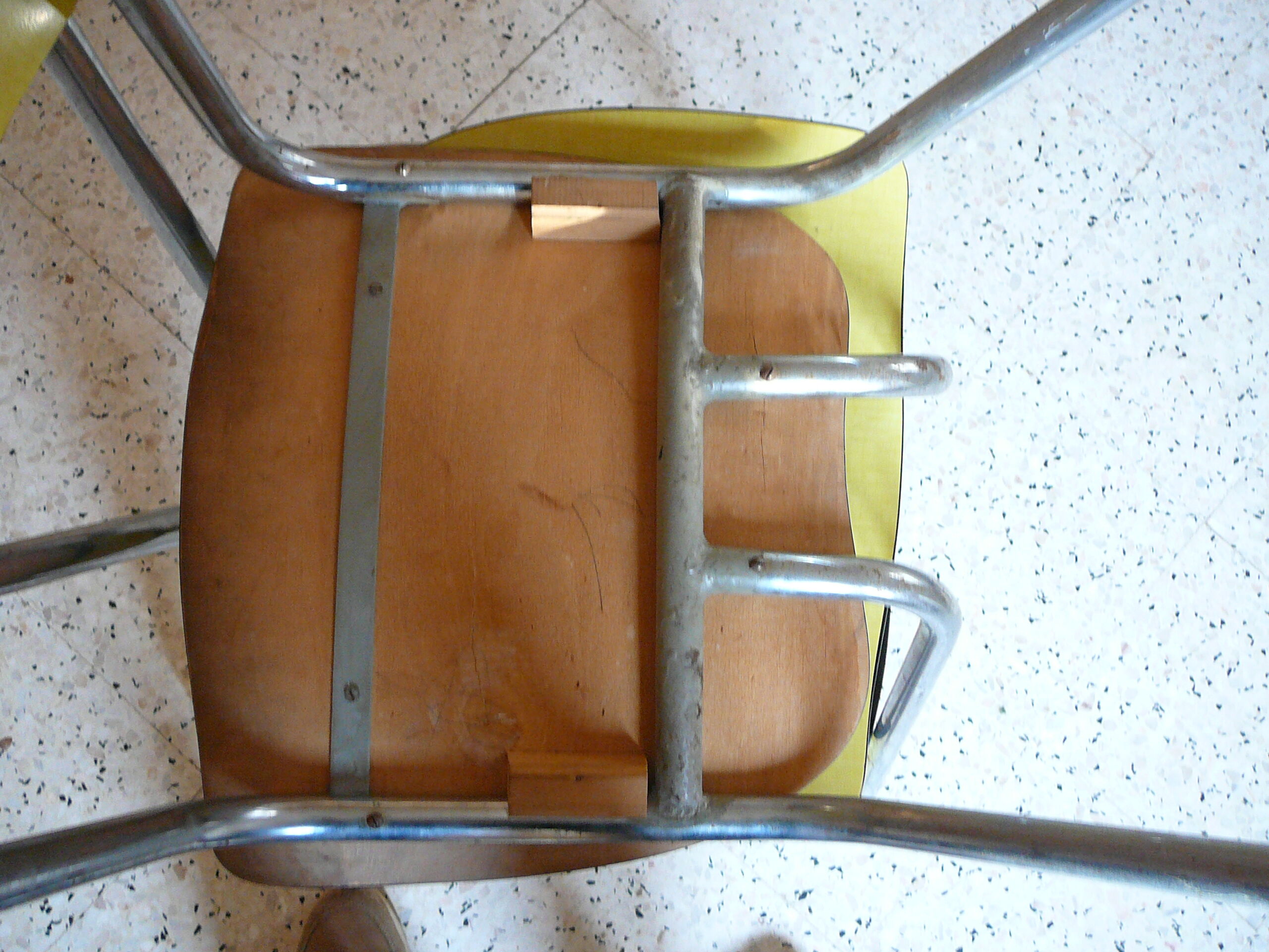 4 vintage formica chairs original model