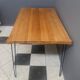Danish dining table with hairpin legs
