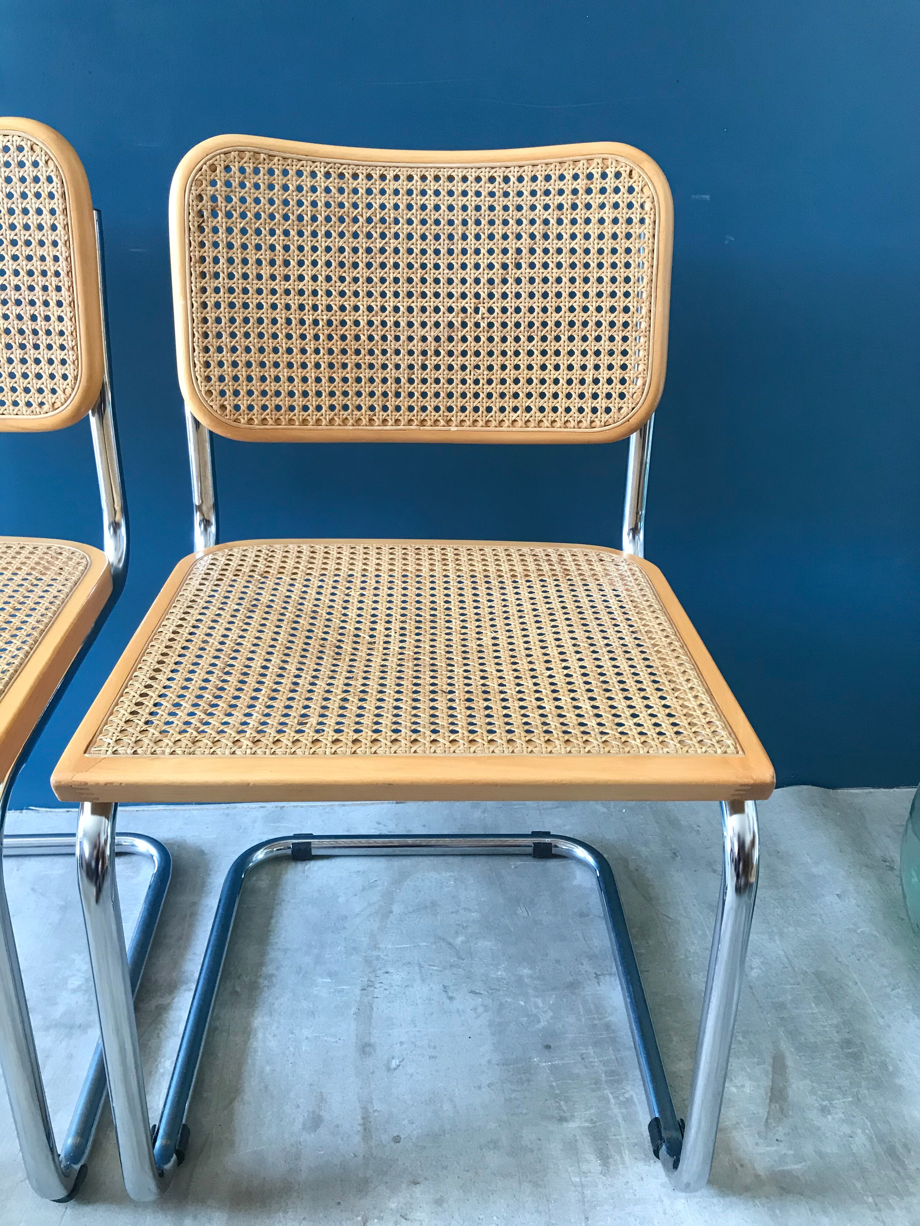 Pair of B32 Chairs Marcel Breuer