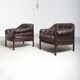Leather Set by A. Norell for Coja 1970’s Sweden