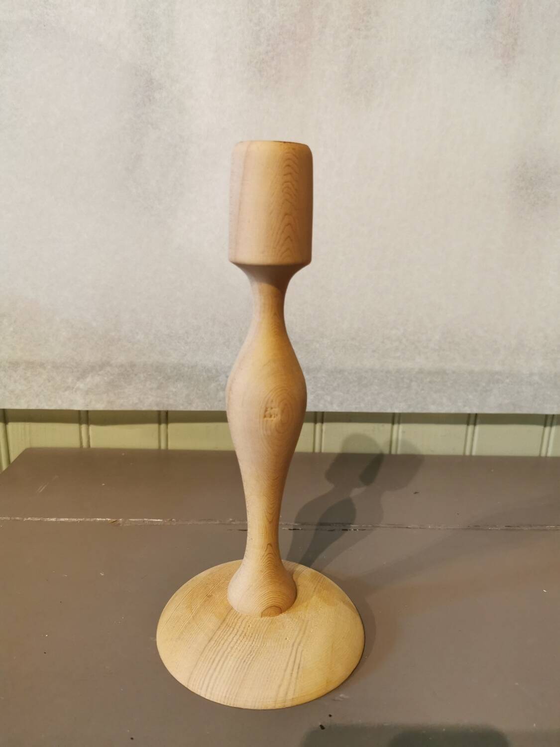 Trio of cedar wood candle holders Morocco