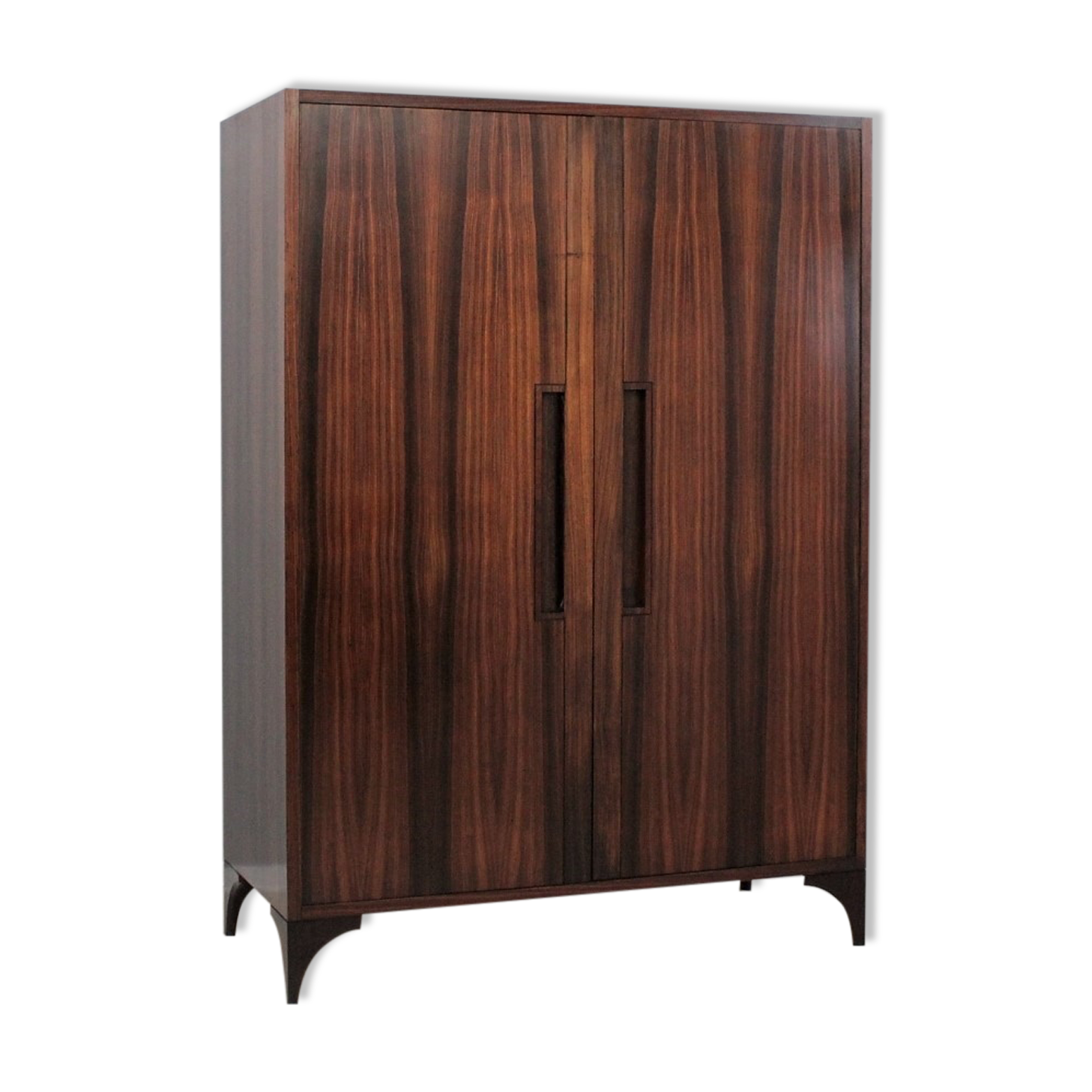 Italian mid century rosewood wardrobe 1950s