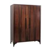 Italian mid century rosewood wardrobe 1950s