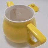 Théière vintage jaune