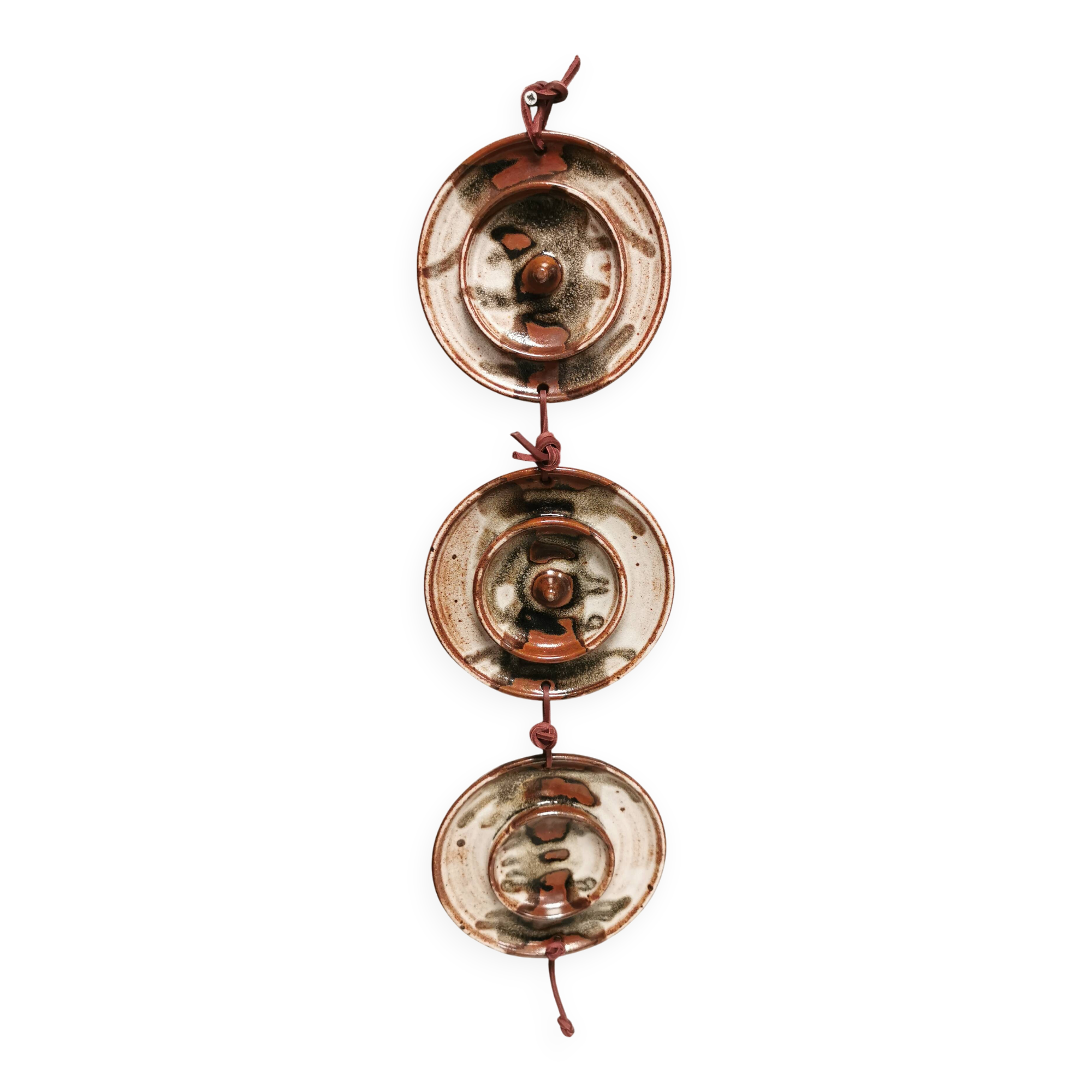 Wall decoration in the form of ceramic ornaments from Danske Waldorff 1970s
