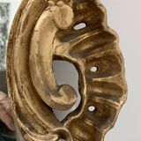 Louis XV mirror in carved gilded wood, late 18th century