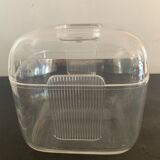 Transparent ice bucket and pitcher, Italian design Guzzini, 1970