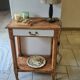 Country chic console side table