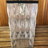 Old plexi + black bakelite pendant lamp 70s vintage