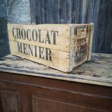Old transport crate Chocolat Meunier
