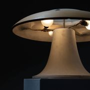 Huge vintage mushroom table lamp, 1960s