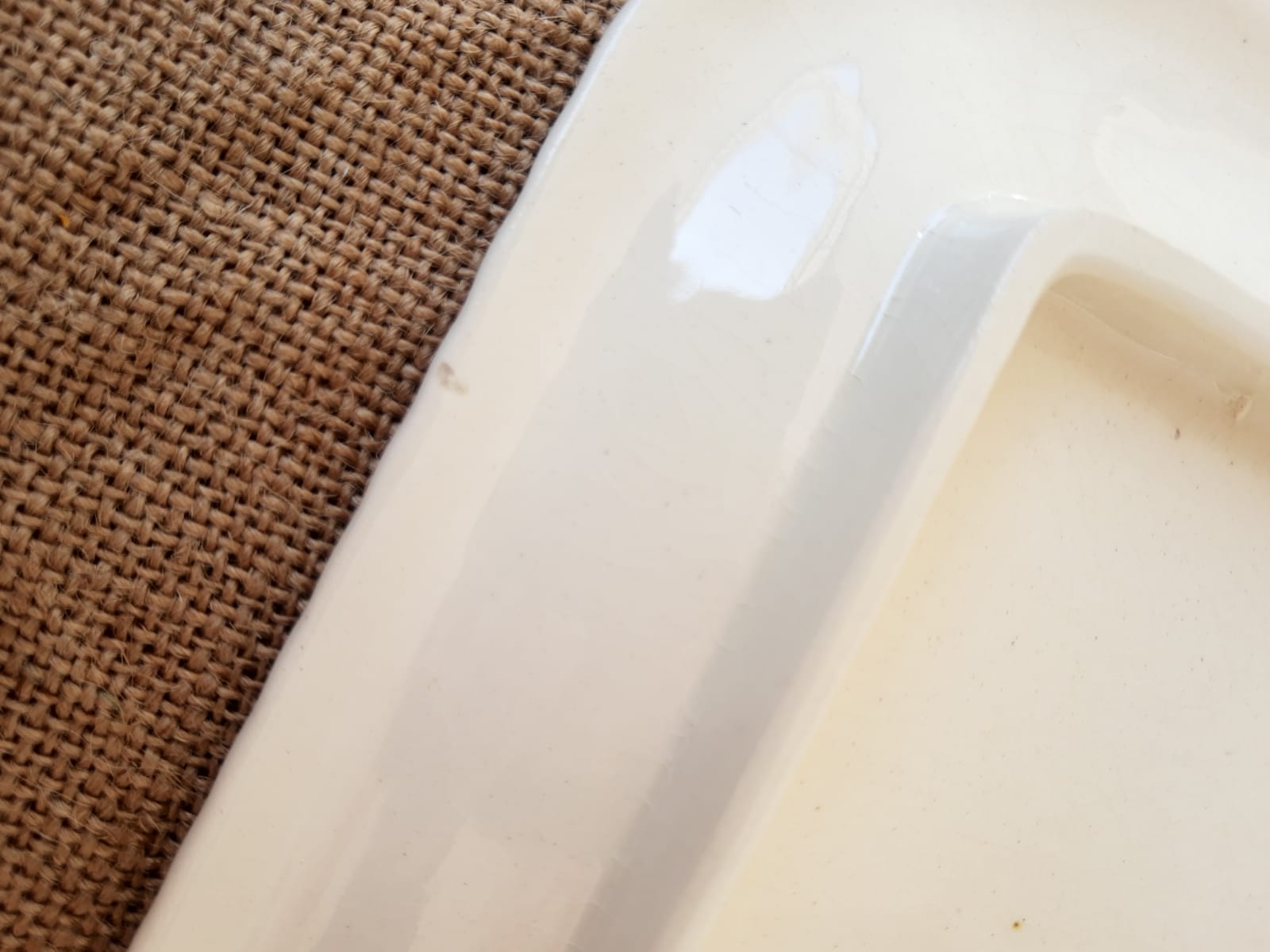 Longwy France Yellow Dessert Service