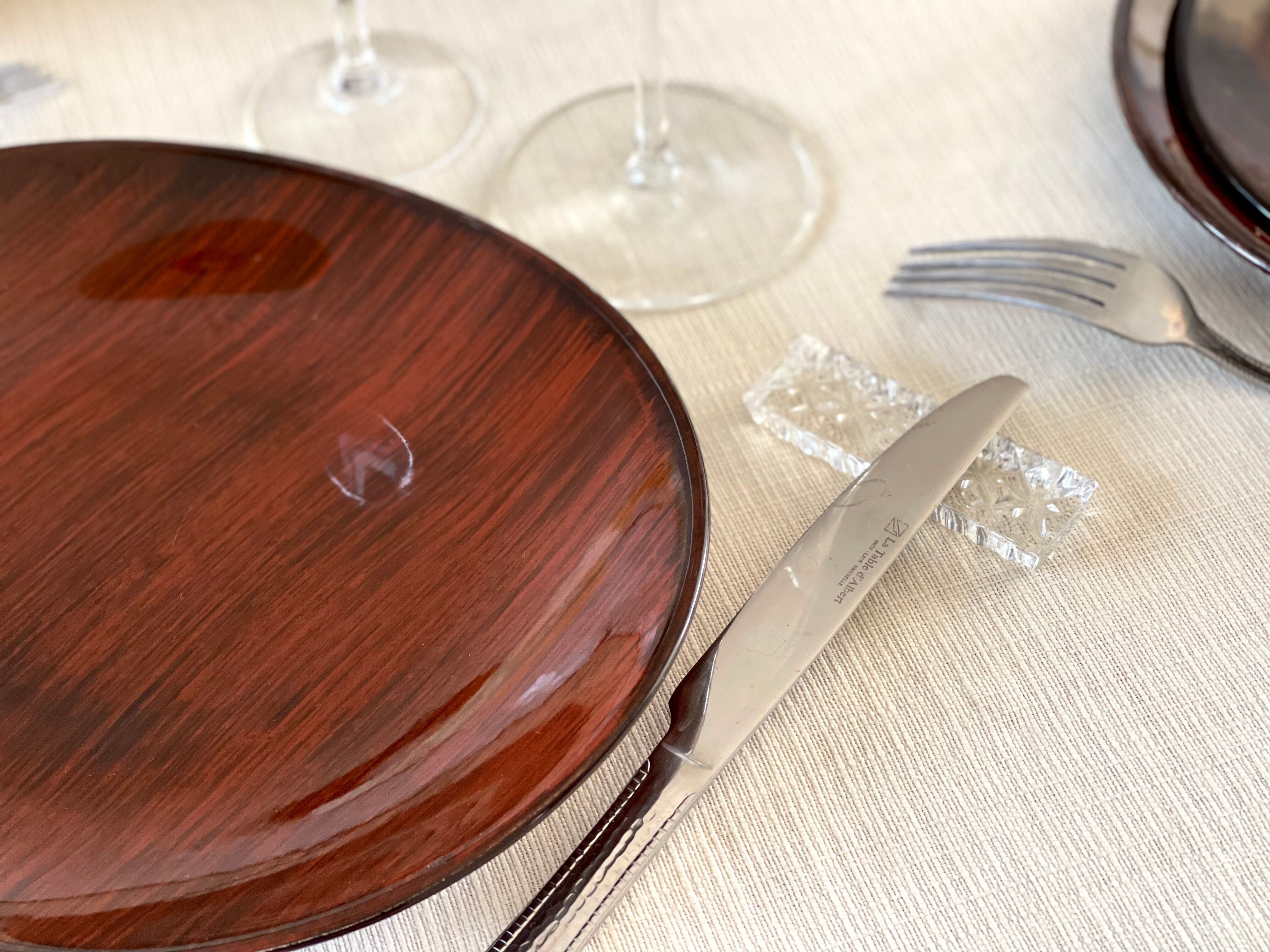 12 assiettes vintage 1970