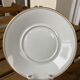 Lot 5 saucer plates Limoges Charles Ahrenfeldt gilded edging