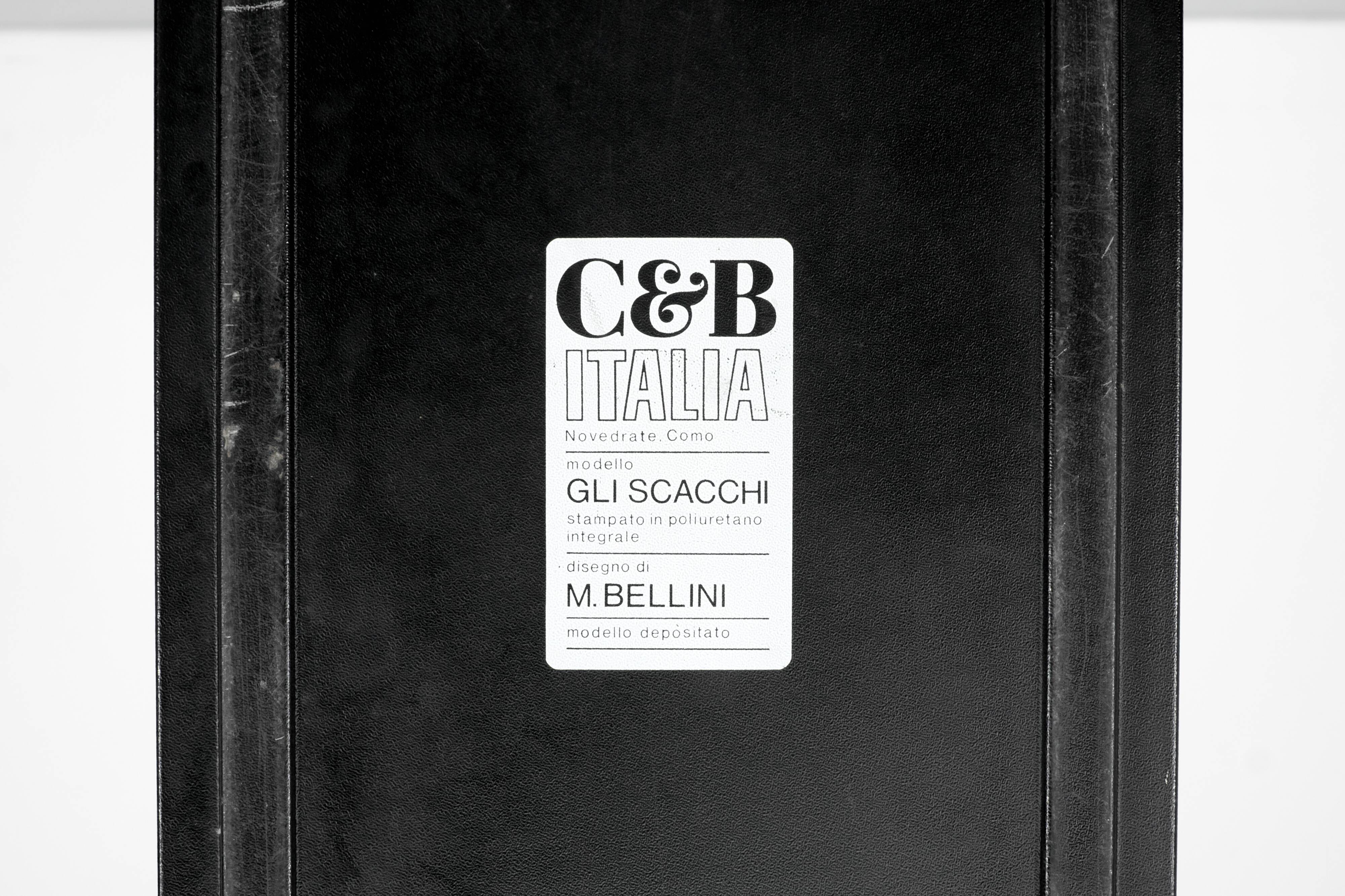 Gli Scacchi table set by Mario Bellini for C&B Italia, Italy.