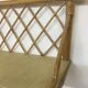 Wall shelf in rattan 50s