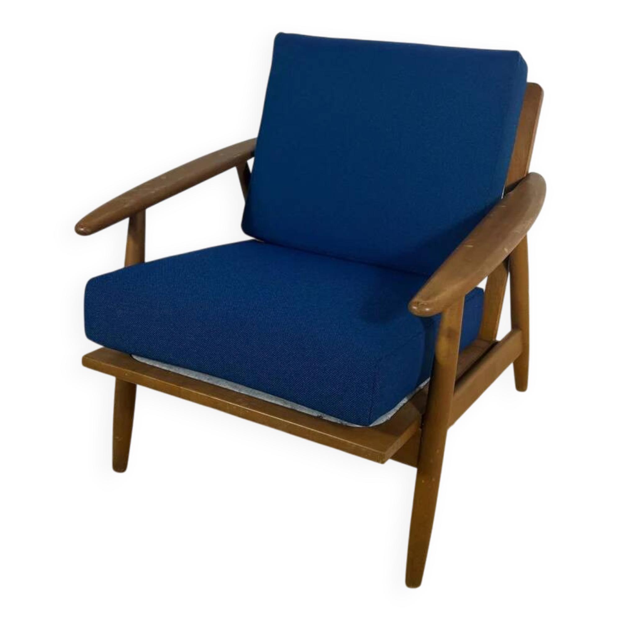 Danish armchair from the 1960s – Mid-century teak seat