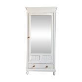 Antique white mirrored wardrobe (renovated)