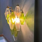 Murano Glass Poliedri Sconces, Italy, 1980s - Set of 2