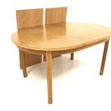 Oak dining table, Sweden, 1960