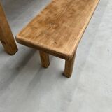 Solid oak bench from the 60s
