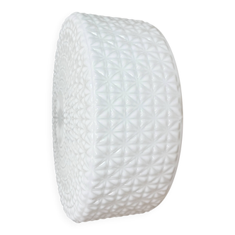 Vintage Wall Or Ceiling Light with Milk Glass, 1970s