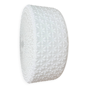 Vintage Wall Or Ceiling Light with Milk Glass, 1970s
