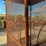 Handcrafted wrought iron aviary