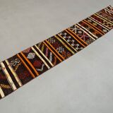 Old Turkish narrow Kilim Runner 300x51 cm shabby chic, vintage kelim