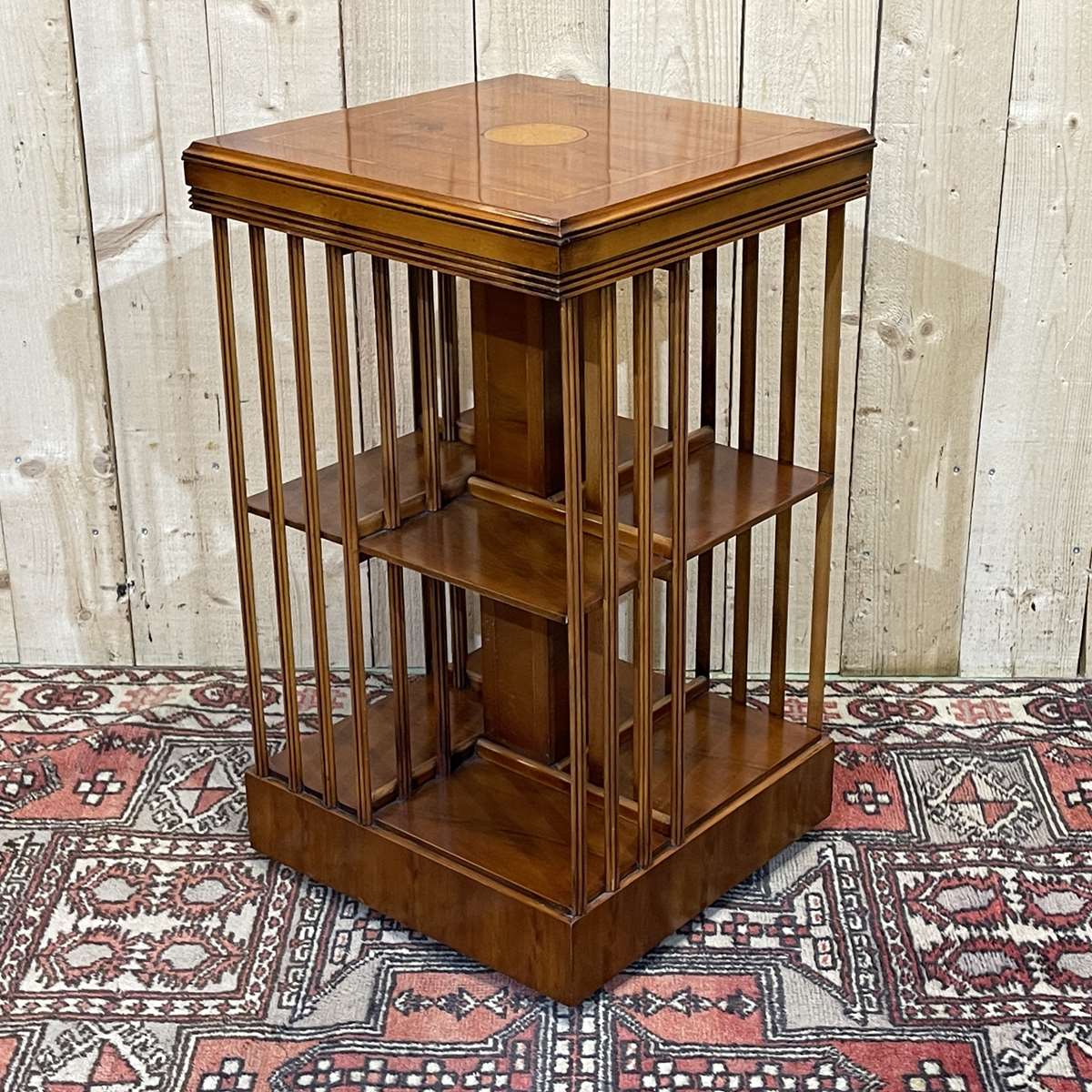 English yew swivel library from the 1950s