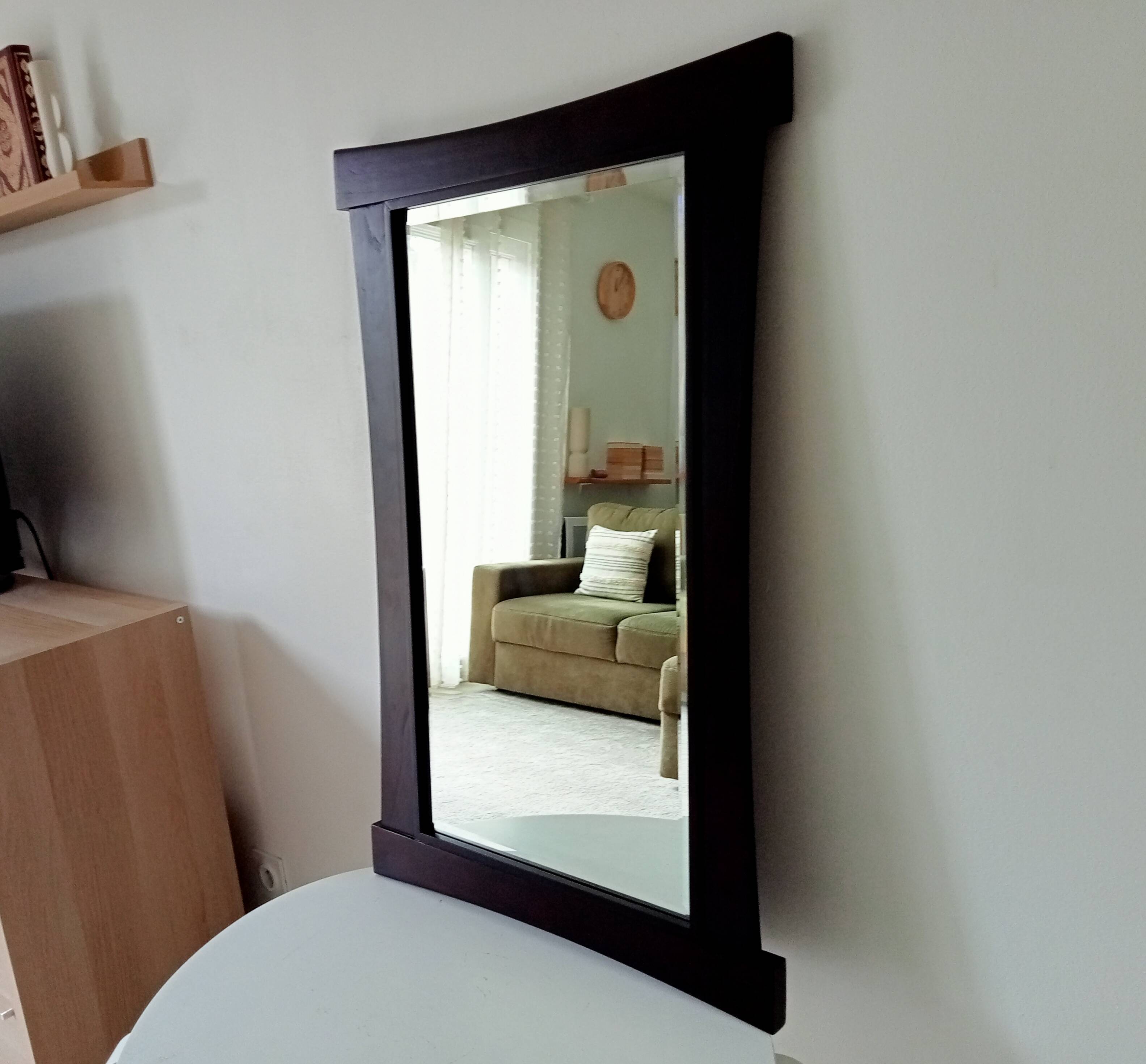 Miroir vintage biseautée de style Asiatique