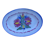 Plat en faience de l'est de la France